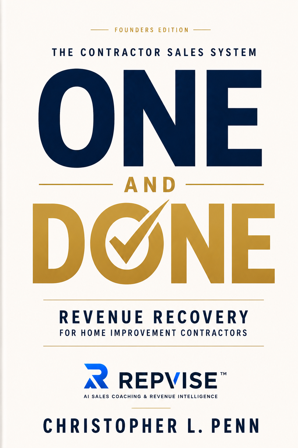One and Done — Founders Edition cover
